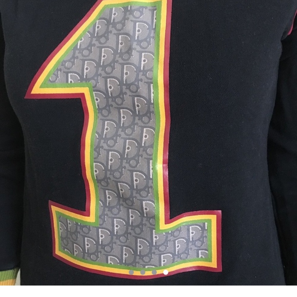 Christian Dior V neck sweater with Monogrom, Small - Picture 2 of 3